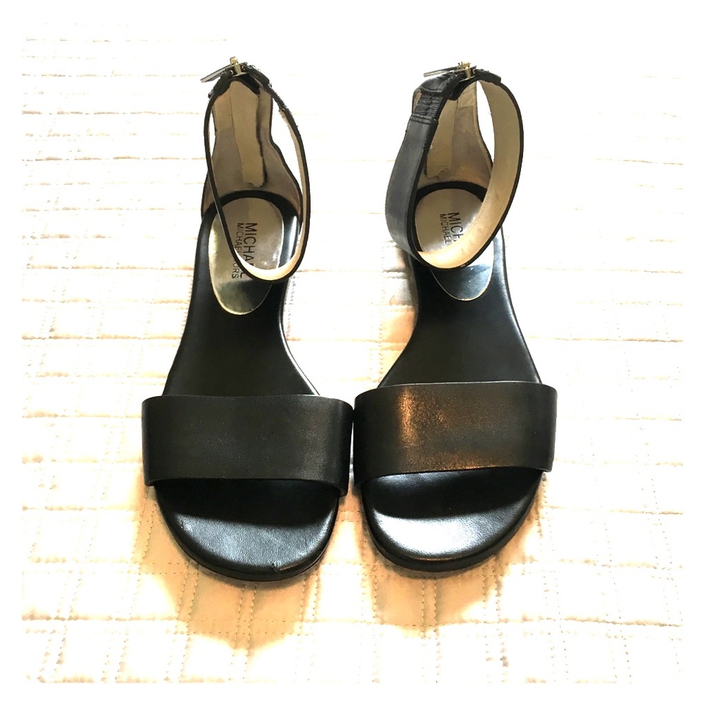 Michael Kors black gladiator sandals